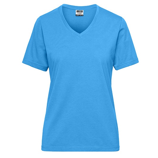 T-shirt Damski Roboczy Slim JN1807 - Aqua
