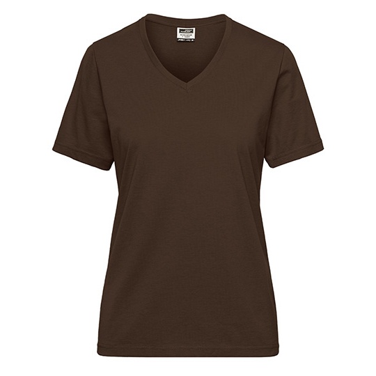 T-shirt Damski Roboczy Slim JN1807 - Brown