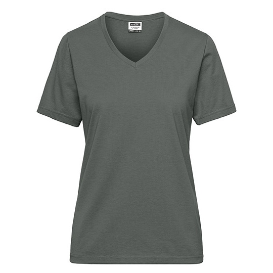 Damski T-shirt roboczy slim JN1807 - Dark Grey (Solid)