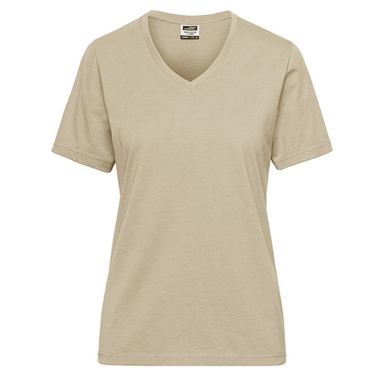 Damski T-shirt roboczy slim JN1807 - Stone