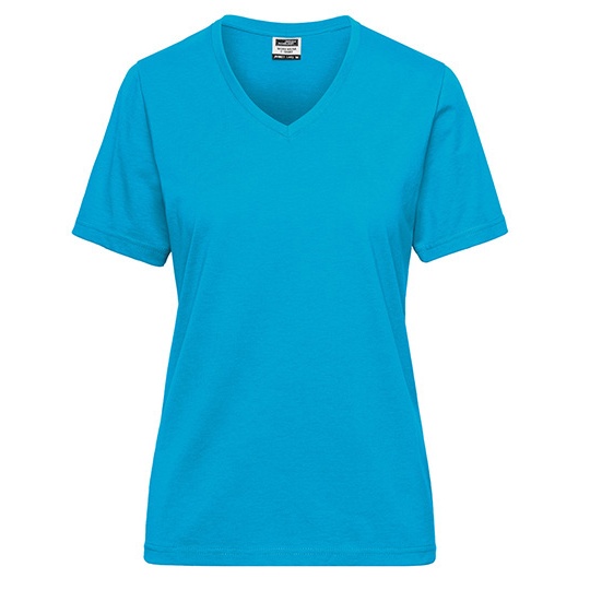 T-shirt Damski Roboczy Slim JN1807 - Turquoise