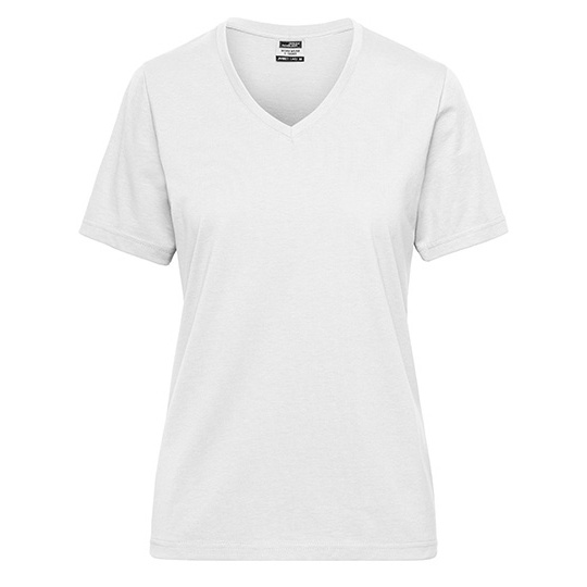 T-shirt Damski Roboczy Slim JN1807 - White