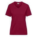 T-shirt Damski Roboczy Slim JN1807 - Wine