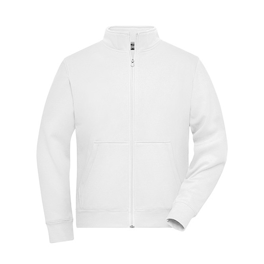 Kurtka Meska Rozpinana Dwuwarstwowa JN1810 - White