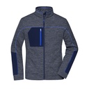 Bluza Damska Slim Polarowa JN1817 - Navy Melange & Navy & Royal