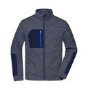 Bluza Męska Polarowa Melange JN1818 - Navy Melange & Navy & Royal