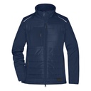 Kurtka Hybrydowa Damska Softshell Pikowana JN1819 - Navy & Navy
