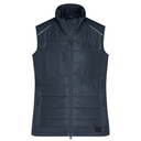 Kamizelka Damska Hybrydowa Ocieplana Slim JN1821 - Carbon & Carbon