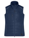 Kamizelka Damska Hybrydowa Ocieplana Slim JN1821 - Navy & Navy
