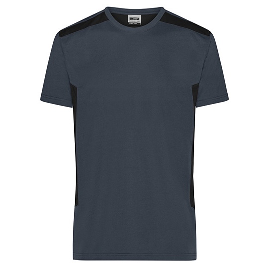 Męski T-shirt Roboczy JN1824 - Carbon & Black