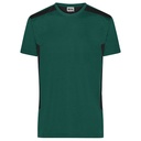 Koszulka Męska Sportowa Funkcyjna Oddychająca JN1824 - Dark Green & Black