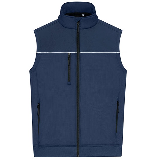 Kamizelka Robocza Softshell Odblaskowa JN1867 - Navy & Navy
