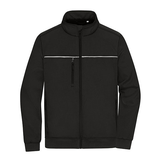 Kurtka Robocza Softshell Oddychająca JN1868 - Carbon & Black