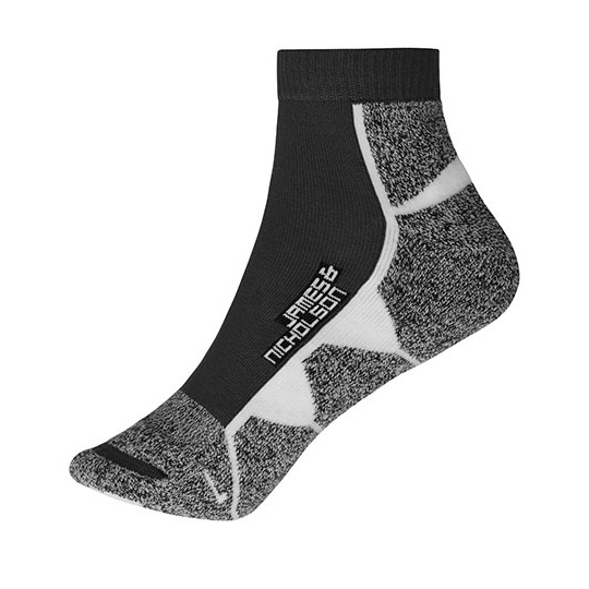 Skarpety Krotkie Sportowe Oddychajace JN214 - Black & White