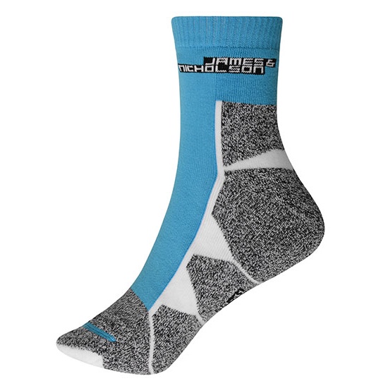 Krótkie skarpetki sportowe JN215 - Bright Blue & White