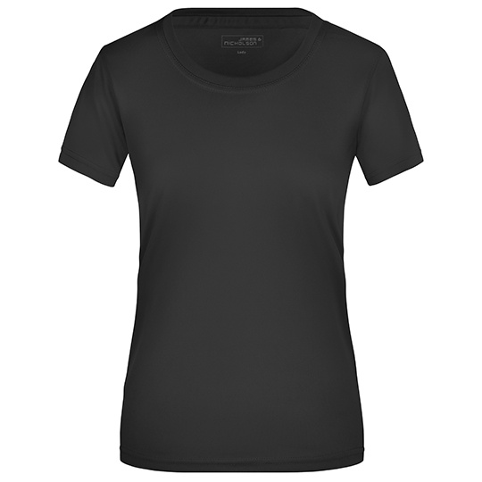 Koszulka Damska Sportowa Odprowadzajaca Wilgoc JN357 - Black