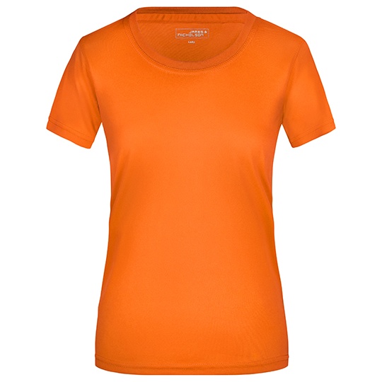 Koszulka Damska Sportowa Odprowadzajaca Wilgoc JN357 - Orange