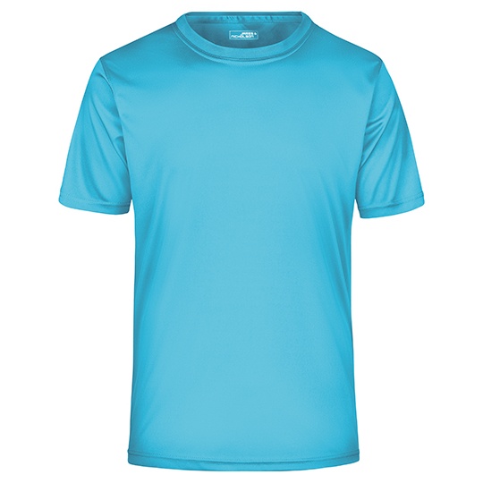 Koszulka sportowa męska krótki rękaw JN358 - Turquoise