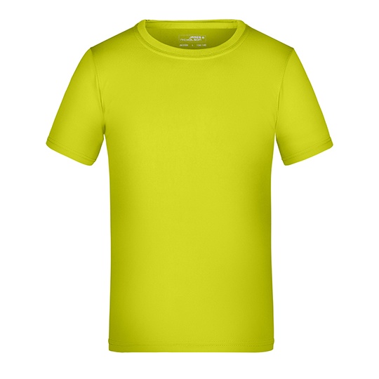 Dziecieca Koszulka Sportowa Odprowadzajaca Wilgoc JN358K - Acid Yellow