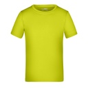 Dziecięca Koszulka Sportowa Odprowadzajaca Wilgoc JN358K - Acid Yellow