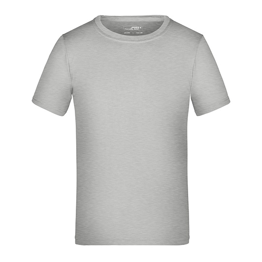 Dziecięca Koszulka Sportowa Odprowadzająca Wilgoć JN358K - Light Melange