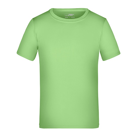 Dziecieca Koszulka Sportowa Odprowadzajaca Wilgoc JN358K - Lime Green