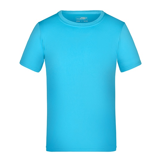 Dziecieca Koszulka Sportowa Odprowadzajaca Wilgoc JN358K - Turquoise