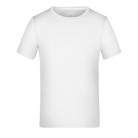 Dziecięca Koszulka Sportowa Odprowadzająca Wilgoć JN358K - White