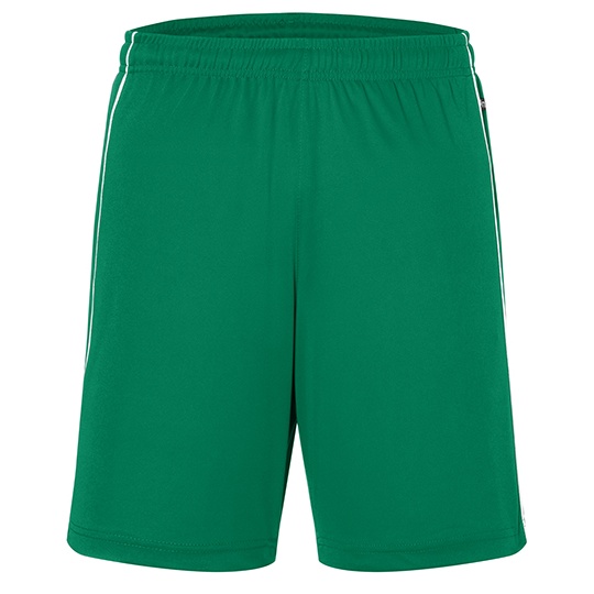 Spodenki Sportowe Klasyczne Z Lampasami JN387 - Green & White