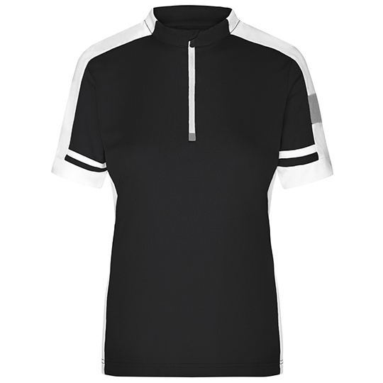 Koszulka Rowerowa Damska Slim Odprowadzajaca Wilgoc JN451 - Black