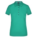 Damska koszulka polo slim JN707 - Irish Green