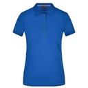Damska koszulka polo slim JN707 - Royal