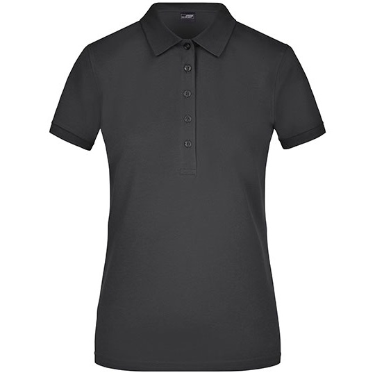 Koszulka Polo Damska Slim JN709 - Black