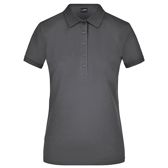 Koszulka Polo Damska Slim JN709 - Graphite (Solid)
