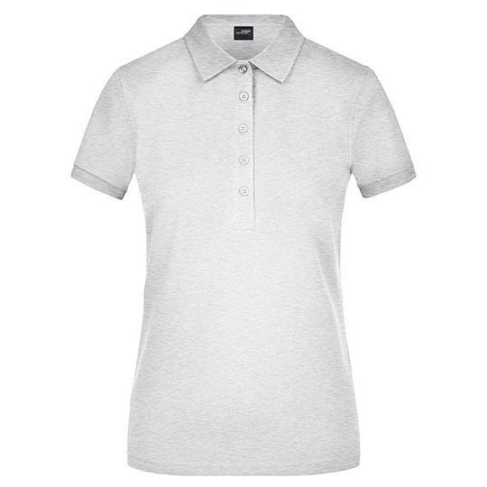Koszulka Polo Damska Slim JN709 - Grey Heather