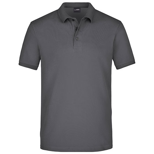 Koszulka Polo Męska Bawełniana Pique JN710 - Graphite (Solid)