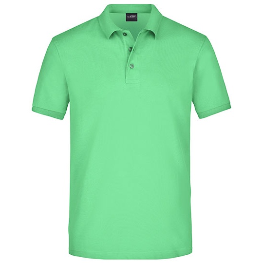 Koszulka Polo Meska Bawelniana Pique JN710 - Lime Green