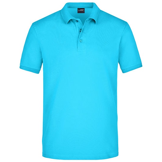 Koszulka Polo Męska Bawełniana Pique JN710 - Turquoise