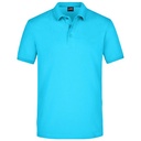 Koszulka Polo Męska Bawełniana Pique JN710 - Turquoise