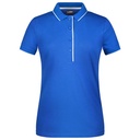 Koszulka Polo Damska Slim Fit Bawełniana JN727 - Royal & White