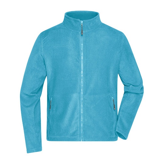 Kurtka Polarowa Meska Antypilingowa JN782 - Turquoise