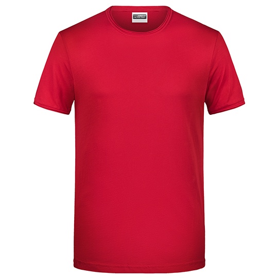 T-shirt męski klasyczny JN8002 - Red
