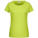 T-shirt Damski Klasyczny JN8007 - Acid Yellow