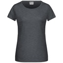 T-shirt Damski Klasyczny JN8007 - Black Heather