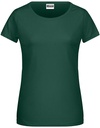 T-shirt Damski Klasyczny JN8007 - Dark Green