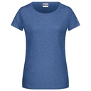 T-shirt Damski Klasyczny JN8007 - Light Denim Melange