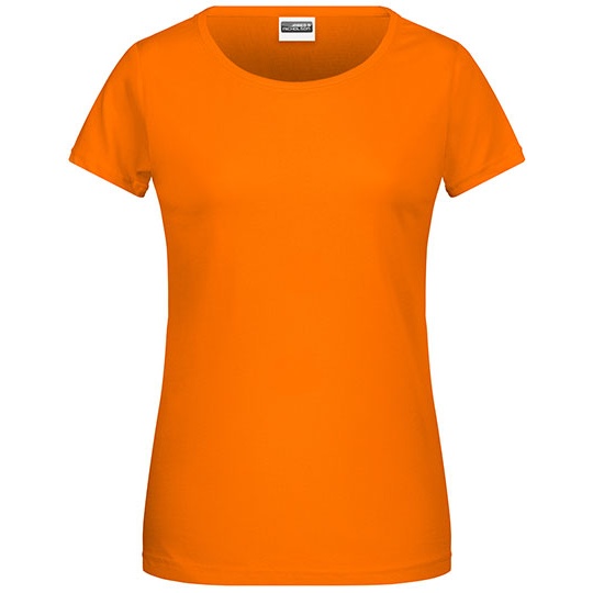 T-shirt damski slim JN8007 - Orange