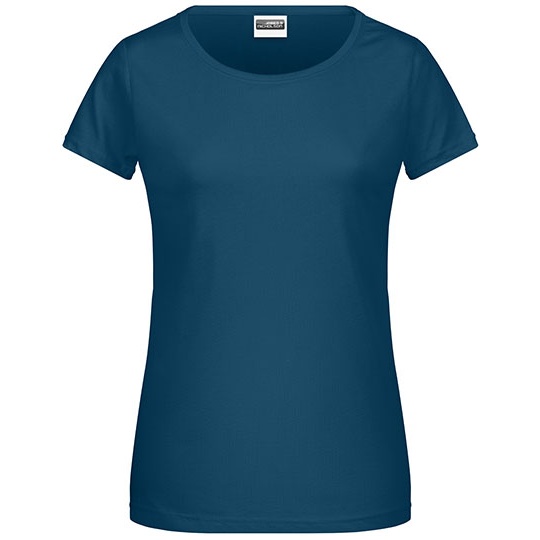 T-shirt Damski Klasyczny JN8007 - Petrol