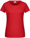 T-shirt Damski Klasyczny JN8007 - Red