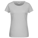 T-shirt Damski Klasyczny JN8007 - Soft Grey